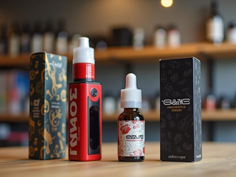 ¿Las tiendas de vapeo en línea vienen con empaques impresos?