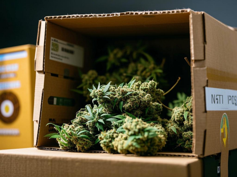 ¿Pueden las máquinas de rayos X y las oficinas de correos ver la marihuana en las cajas?