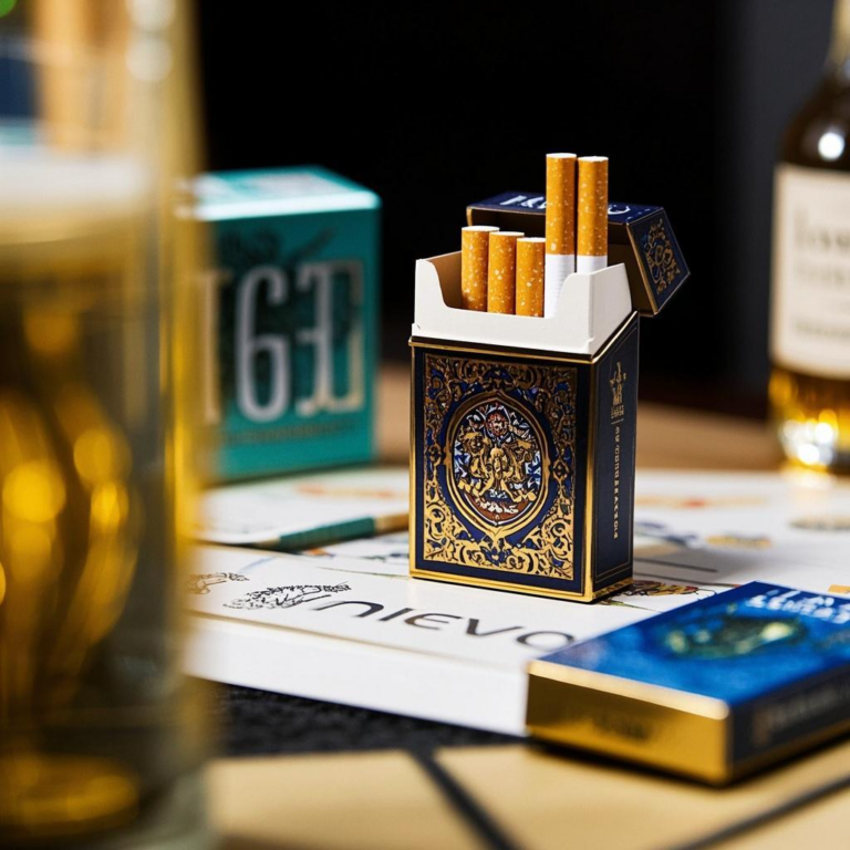 How to draw a cigarette box